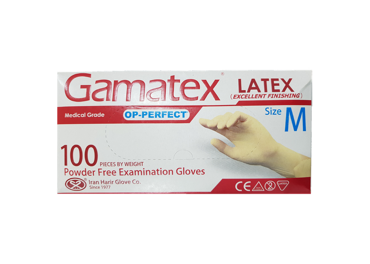 دستکش لاتکس سایز مدیوم